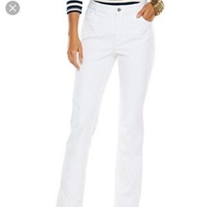 CHAPS White Madden Straight Pants